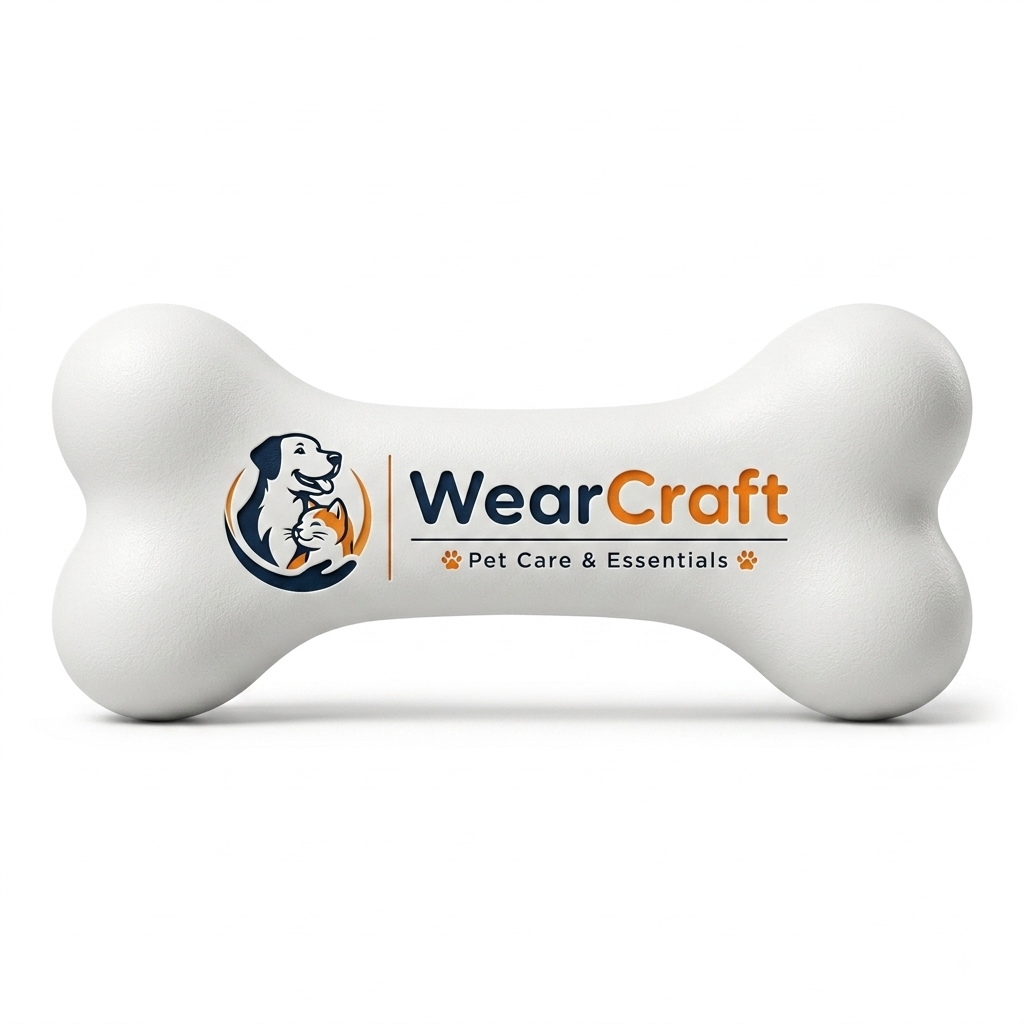 WearCraft Ultra-Durable Ergonomic Dog Chew Bone & Dental Toy Wear Craft Ultra Durable Ergonomic Dog Chew Bone & Dental Toy - Image 1